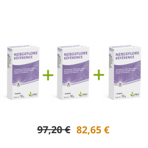 Lot promotionnel : 3 Nergeflore® Référence